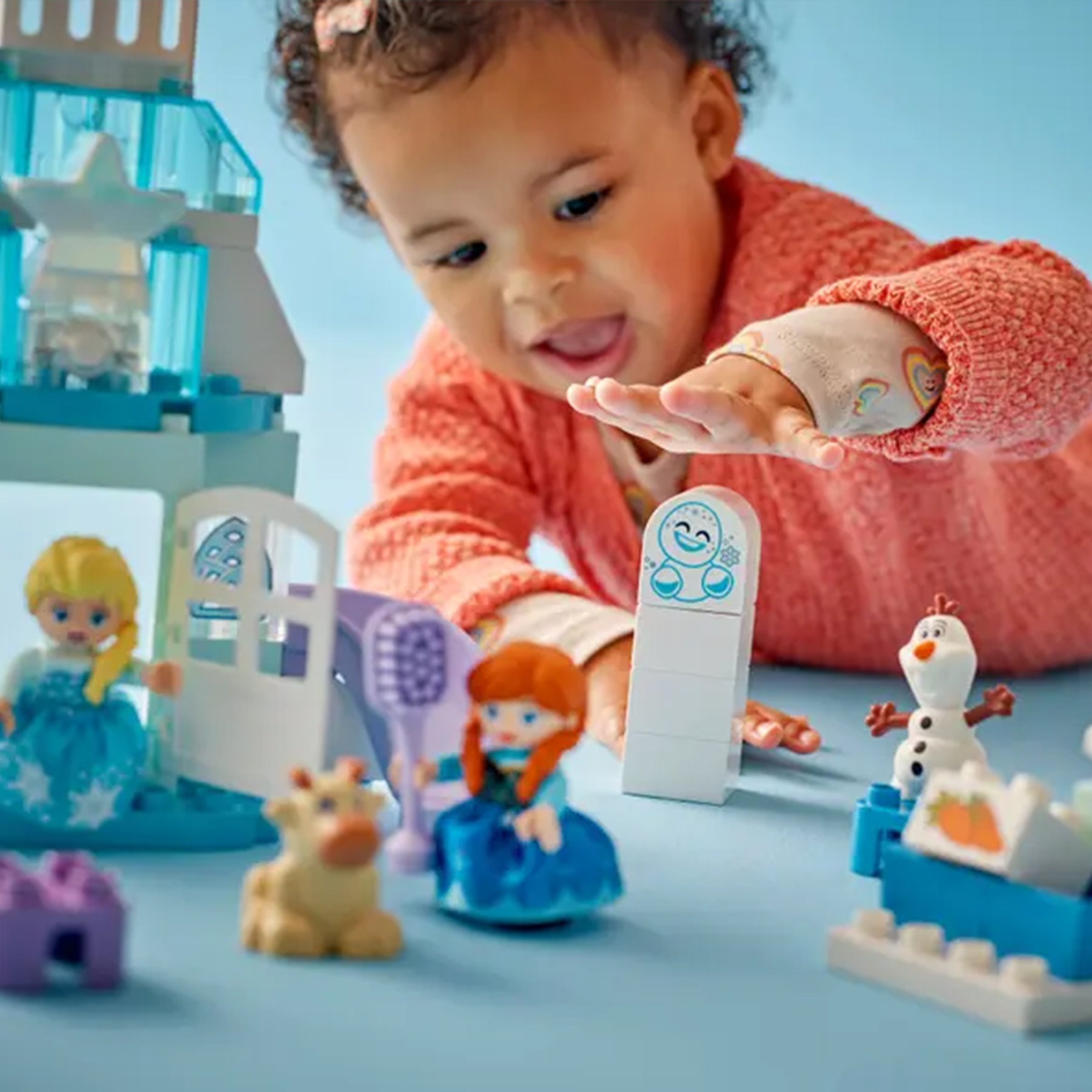 エルトフィア LEGO DUPLO Disney Anna and Elsa's Frozen Castle Party Toy