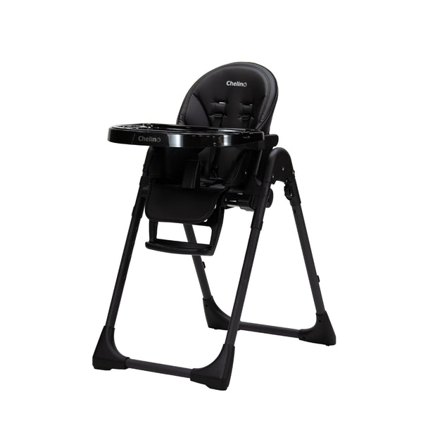 Lotus High Chair Black for babies aged six months to three years