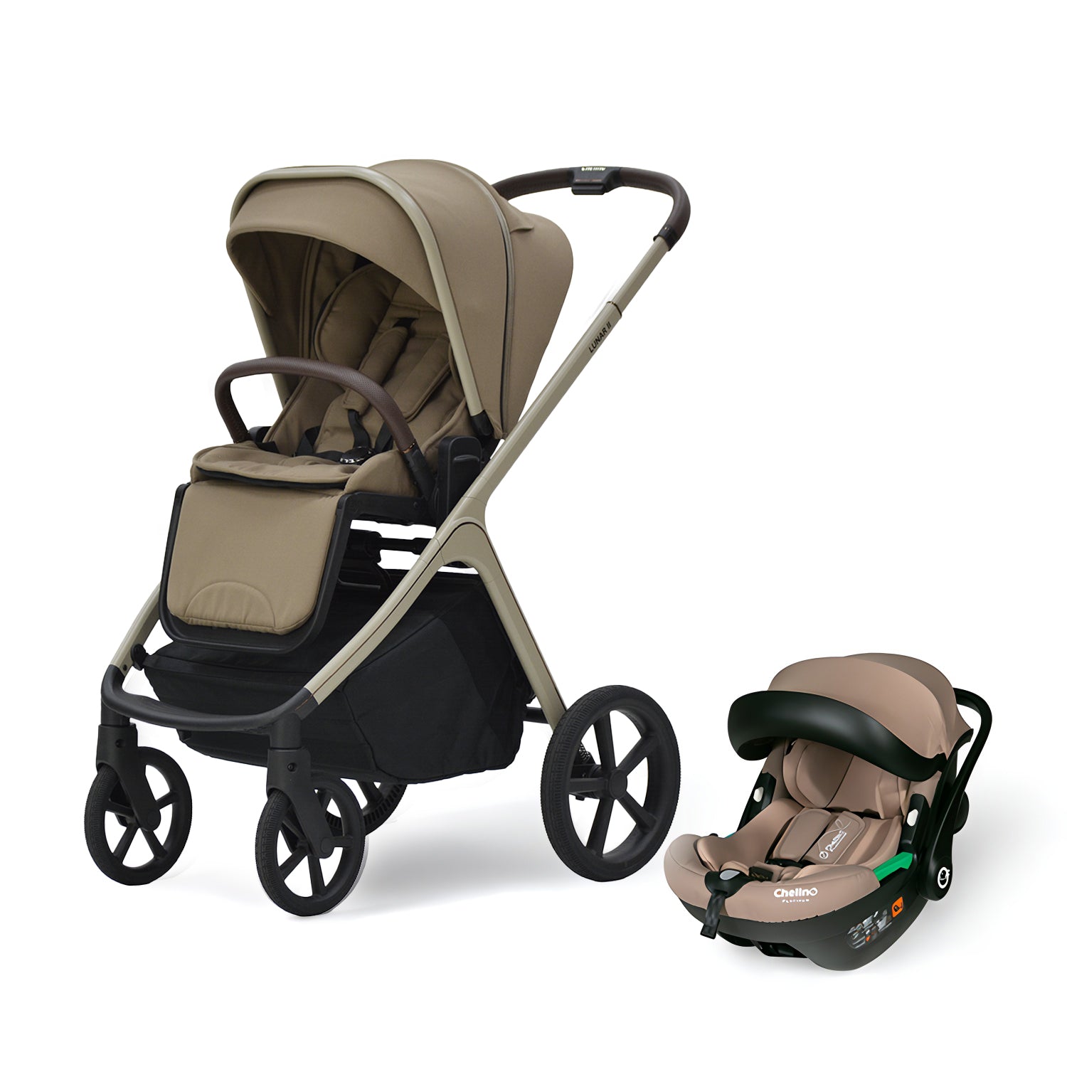 Amber Rose Gold Travel System - Complete Stroller & Car Seat Combo