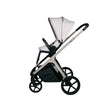 Lunar II Stroller in beige, elegant and versatile design for children up to 4 years, smooth ride on any terrain.