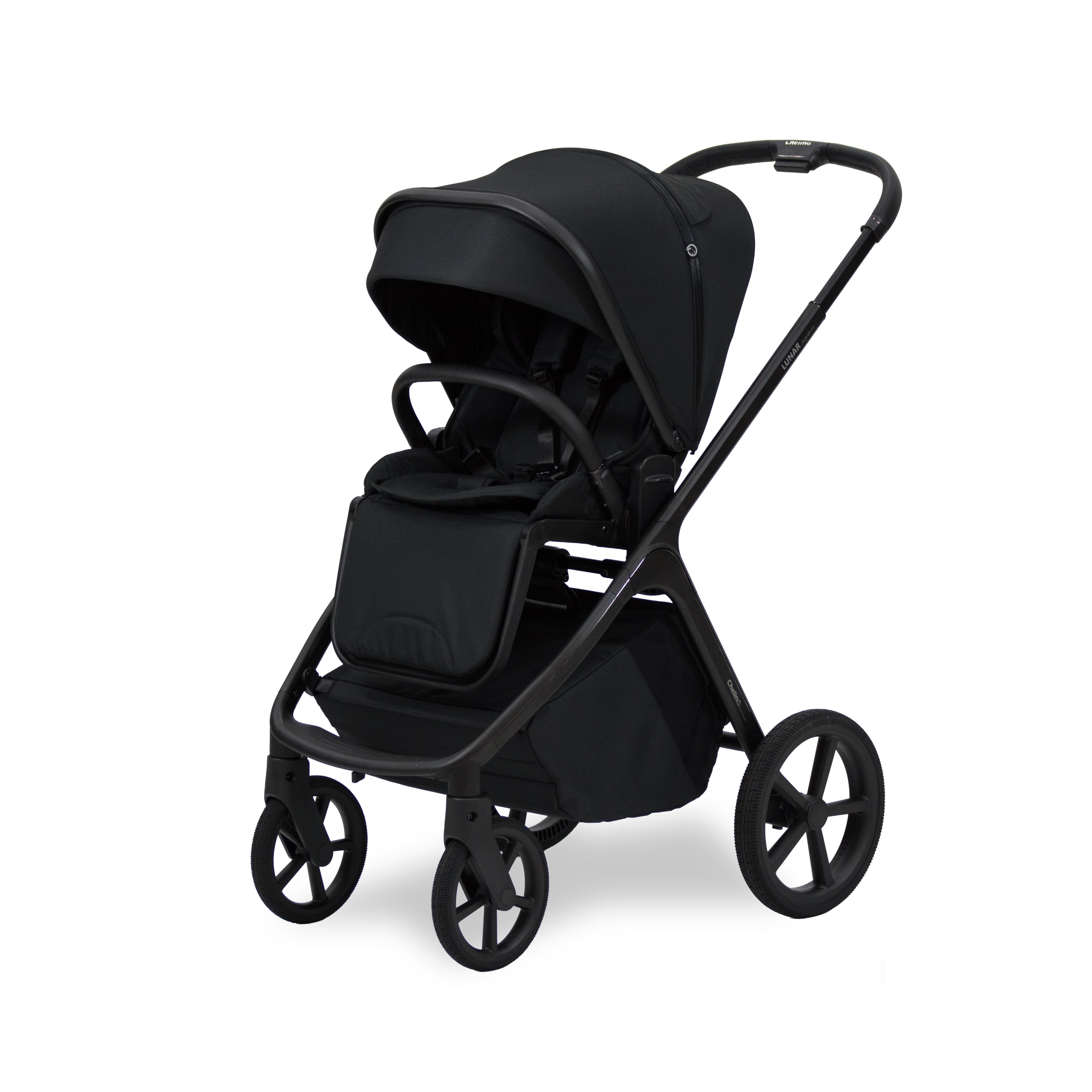 Lunar Signature Stroller with carry cot for newborn to toddler use