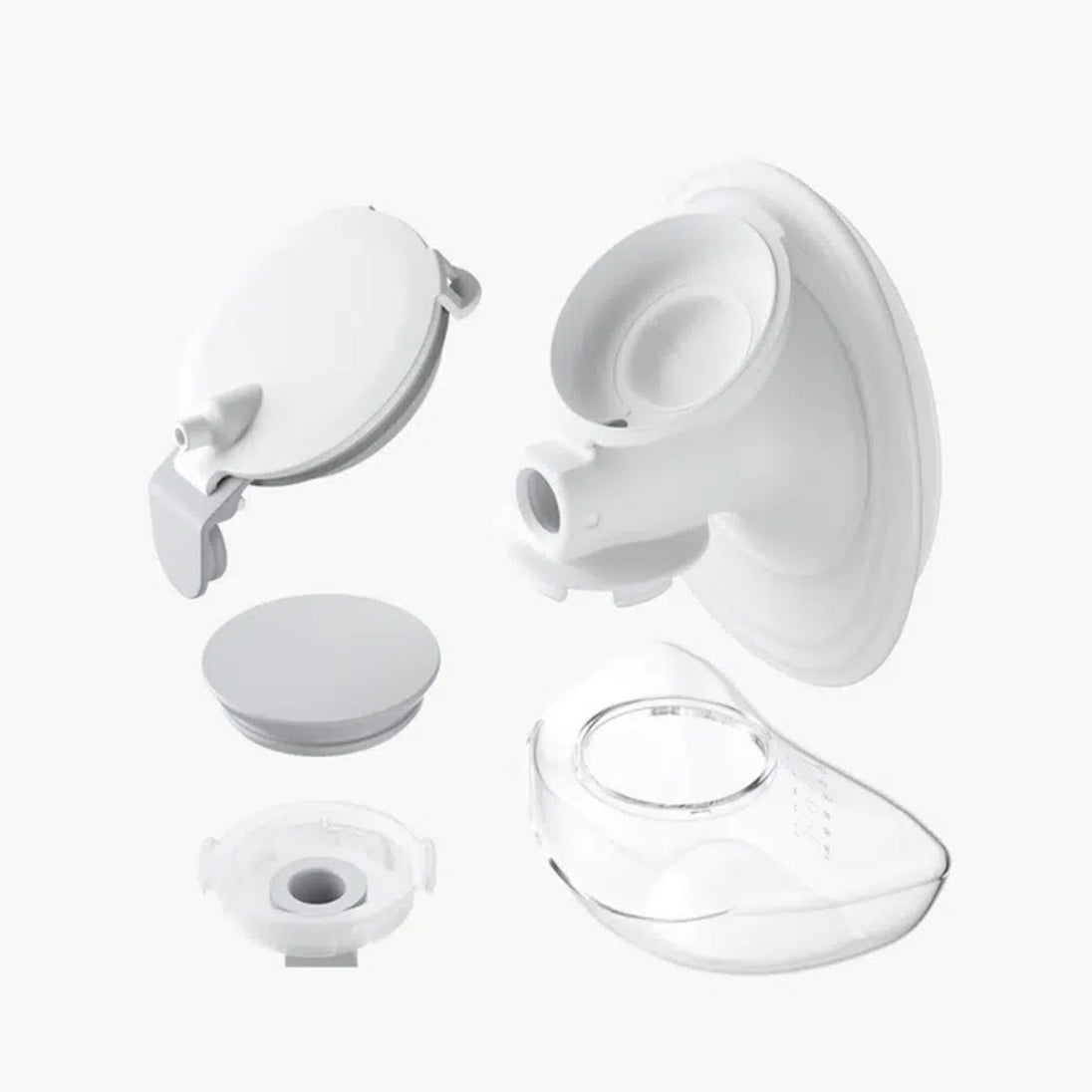 MomCozy M9 milk collection container set with 24mm flange for breast pump