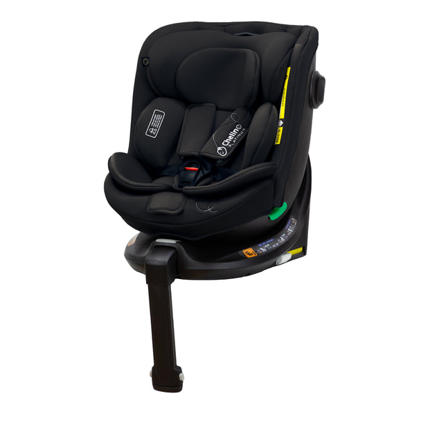 Mico B+ i-Size all stages child car seat in black and grey for infants to booster age