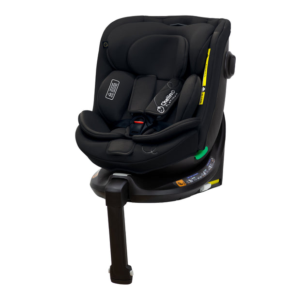 Mico B+ i-Size all stages child car seat in black and grey for infants to booster age