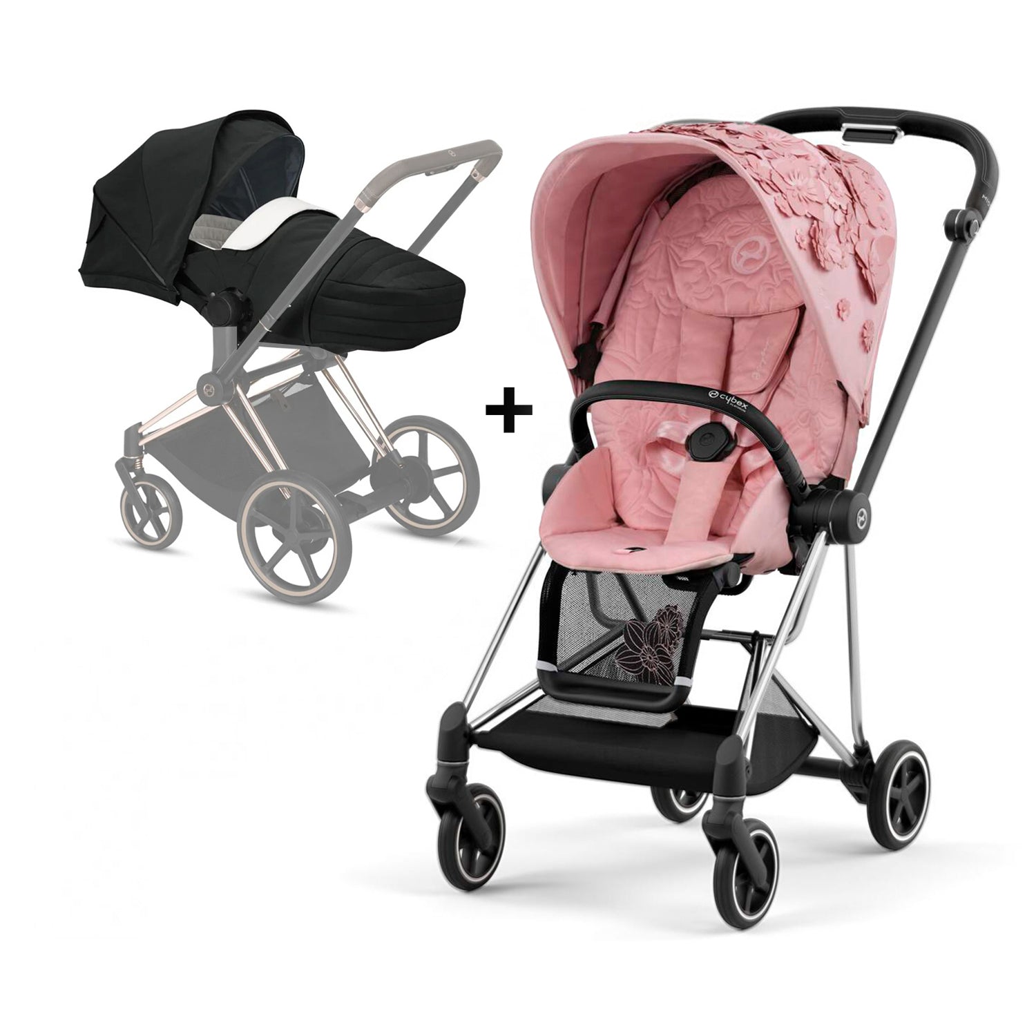MIOS GEN 3 Chrome Frame: Stylish Travel System with Lux Carry Cot MIOS GEN 3 Chrome Frame: Stylish Travel System with Lux Carry Cot