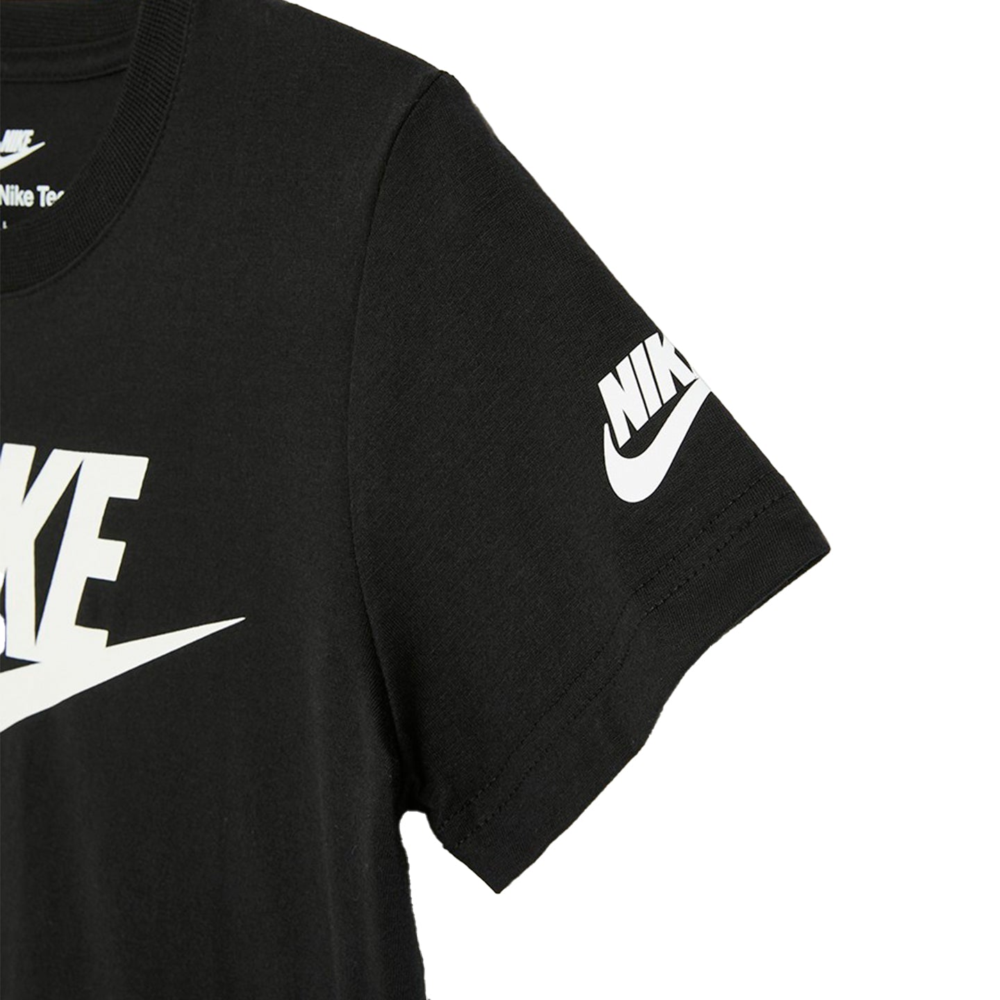 black and grey nike shirt