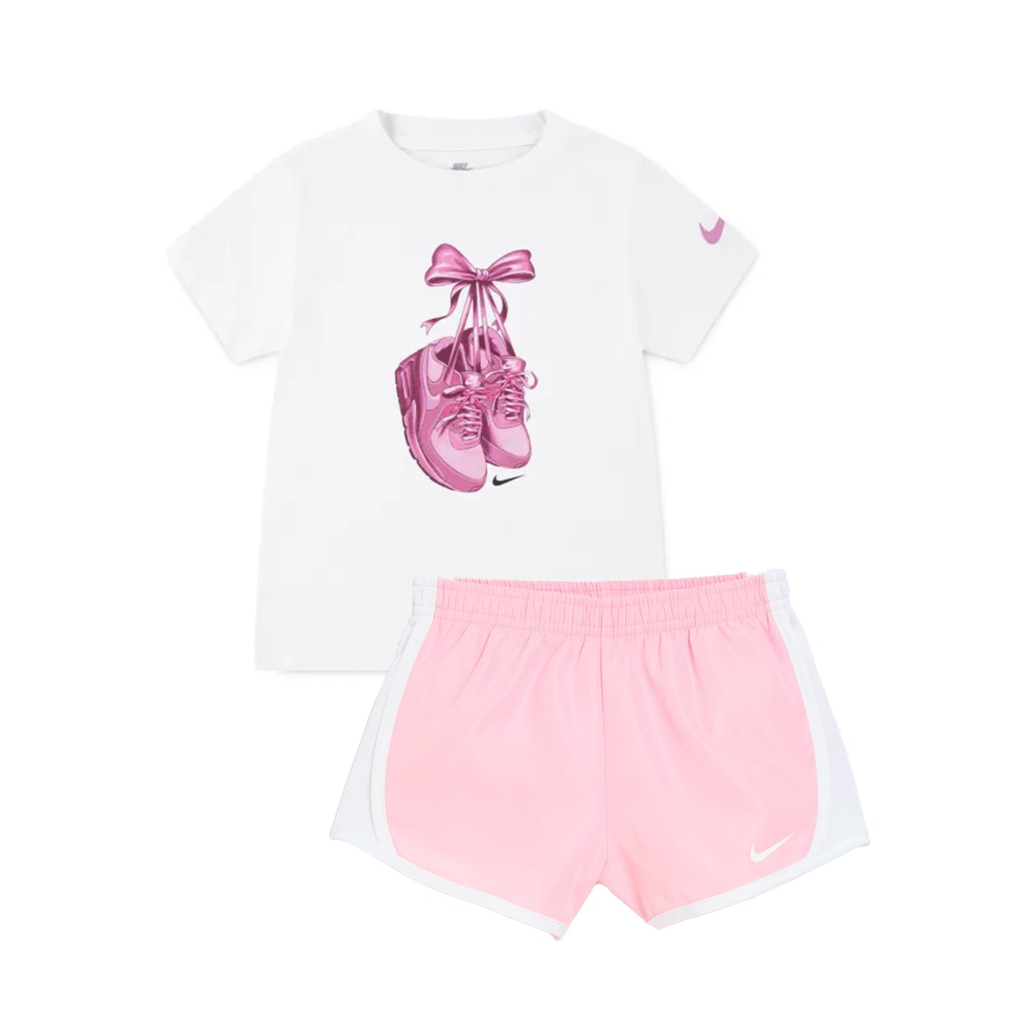 pink and white nike clothes