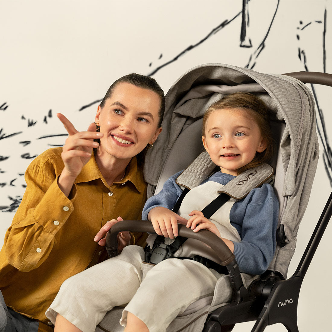 NUNA TRIV™ Next Stroller - Easy City Strolls from Birth to 22kg