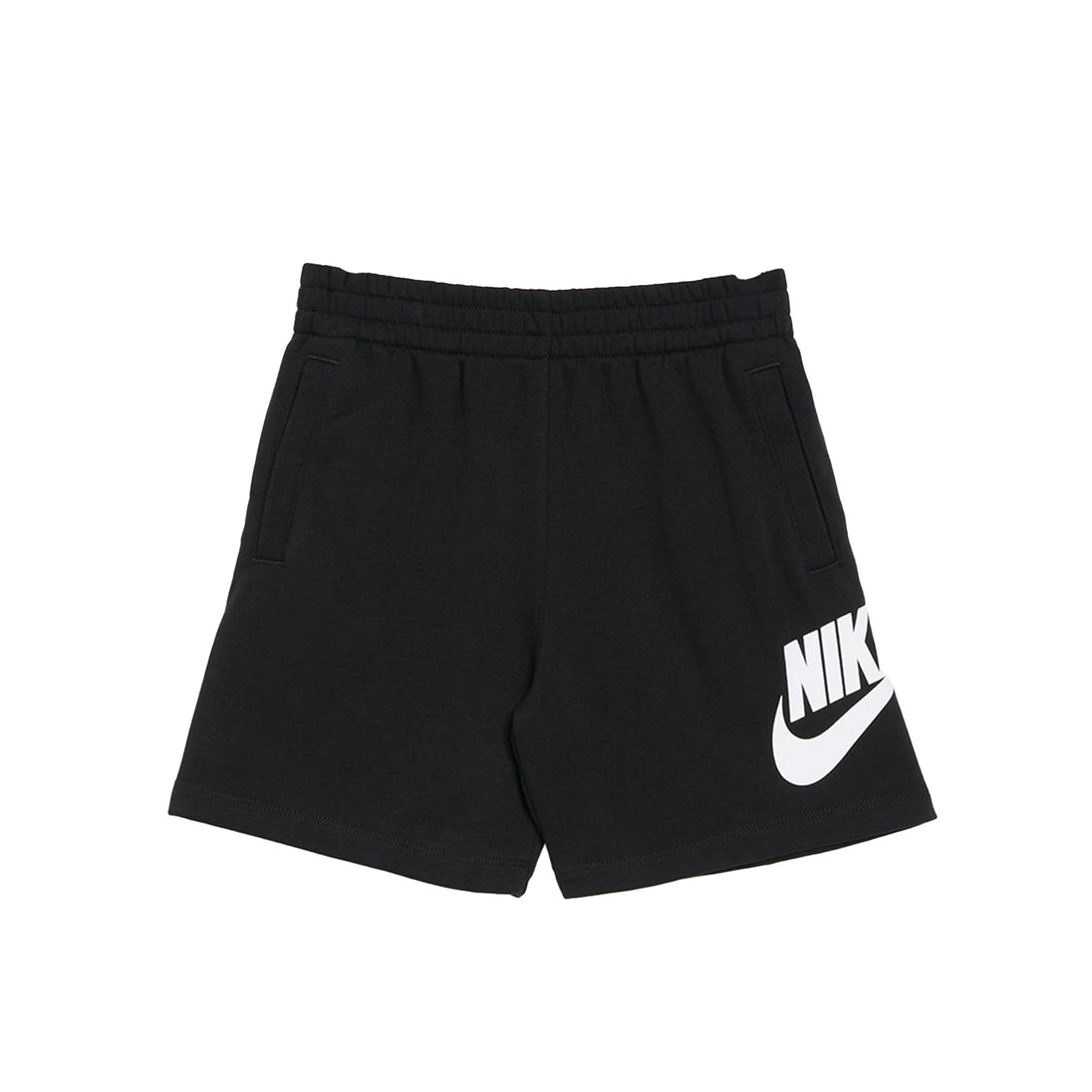 nike casual dress shorts Nike Sportswear Club Solid Color Cotton Casual Shorts Black BV2773-010