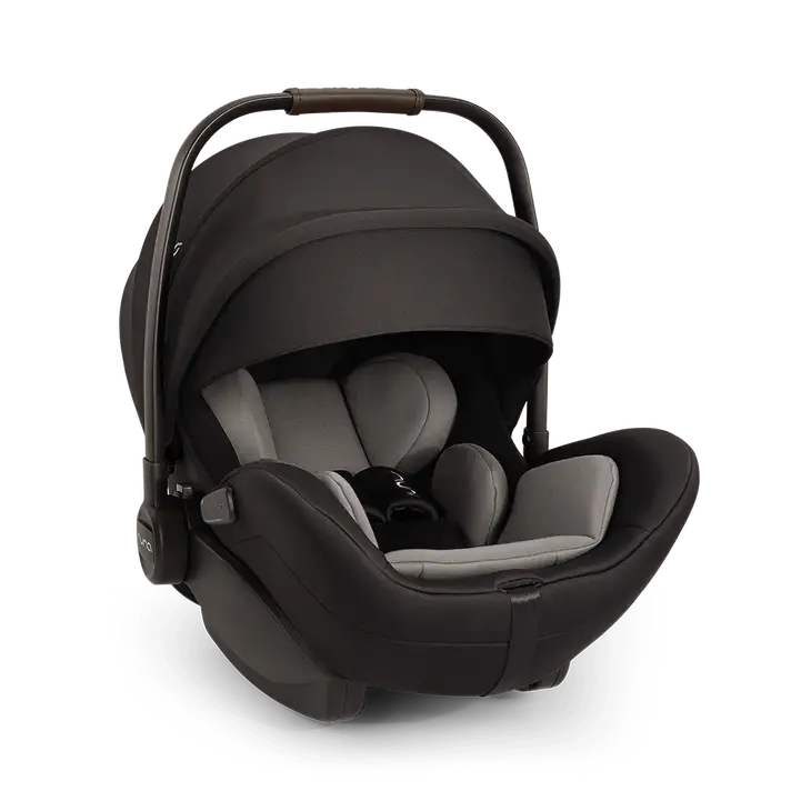 NUNA ARRA™ flex infant car seat in caviar black with adjustable recline and i-Size safety features
