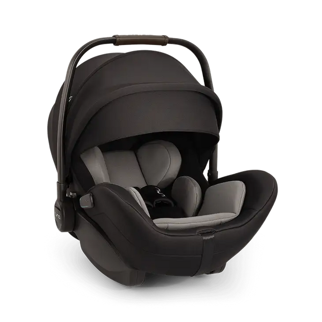 NUNA ARRA™ flex infant car seat in caviar black with adjustable recline and i-Size safety features