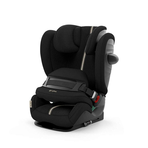 Pallas G i-Size forward-facing car seat with impact shield and air ventilation system.