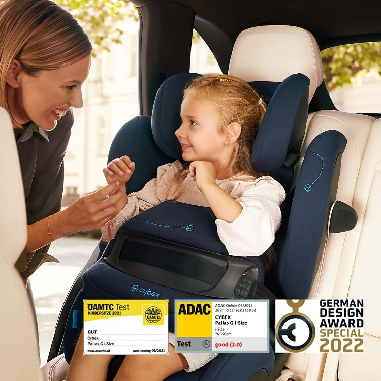 Pallas G i-Size - Advanced Safety Car Seat in Moon Black