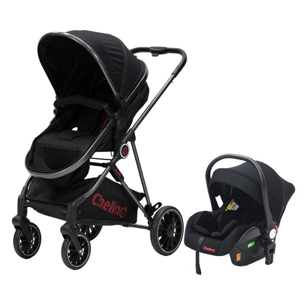 Polo 3 in 1 Travel System stroller and car seat combo for newborns to 22 kg