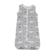 Snuggletime Quilted Cotton Sleep Sack for babies with sheep design and full-length zipper