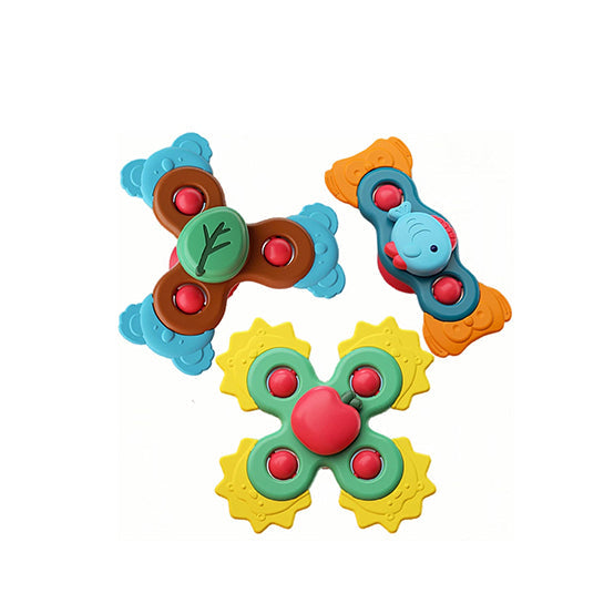 HE0107 Animal Spinning Toy for Babies, colorful and interactive design for sensory development.