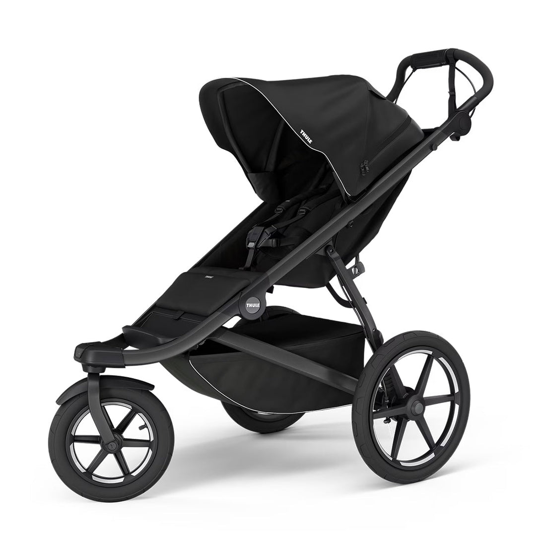 Thule Urban Glide 3 all-terrain jogging stroller black with adjustable recline and canopy