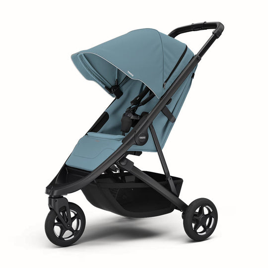 Thule Spring 2 black compact all-terrain stroller for daily use