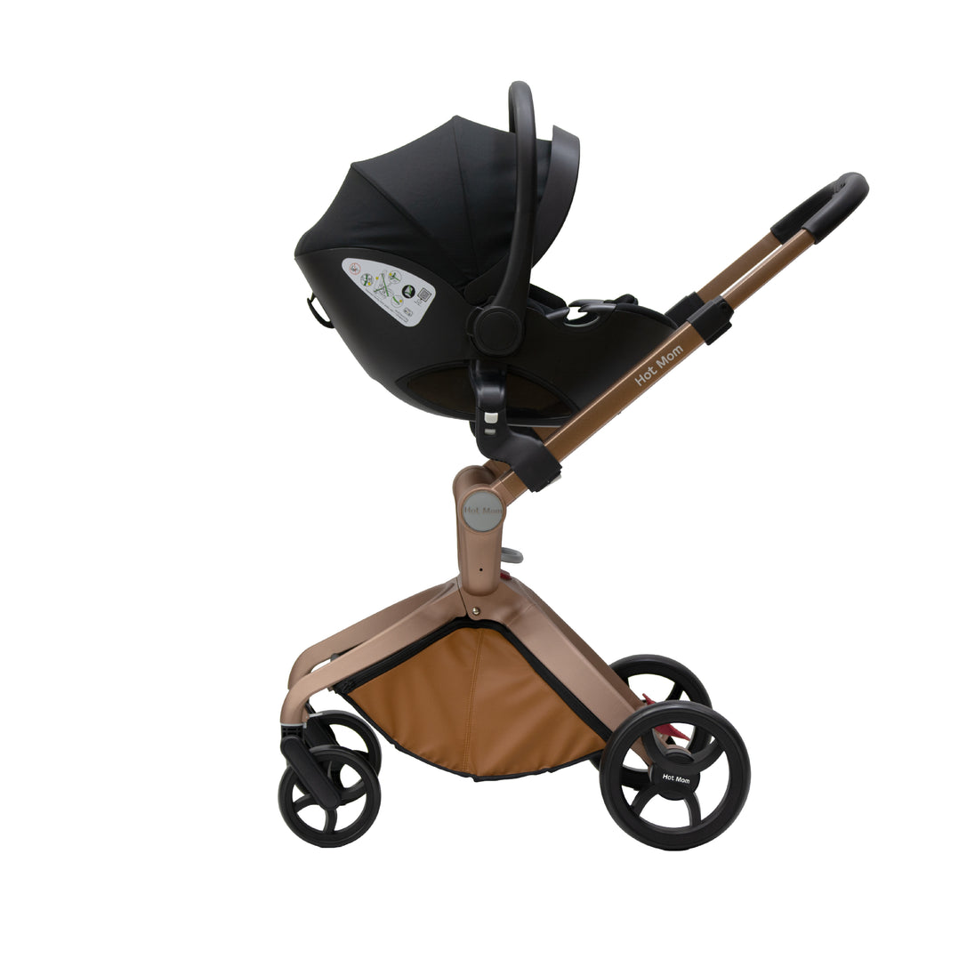 hot mom 360 stroller HotMom Cocoon Toffee