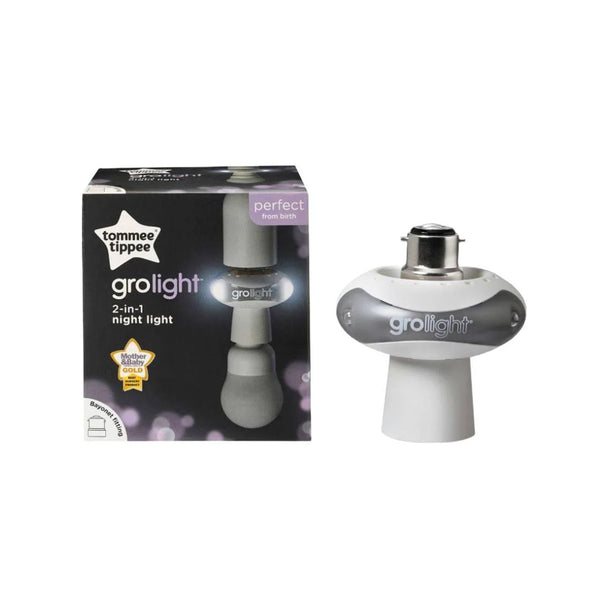 Tommee Tippee GroLight 2-in-1 night light with bayonet fitting and soft adjustable glow
