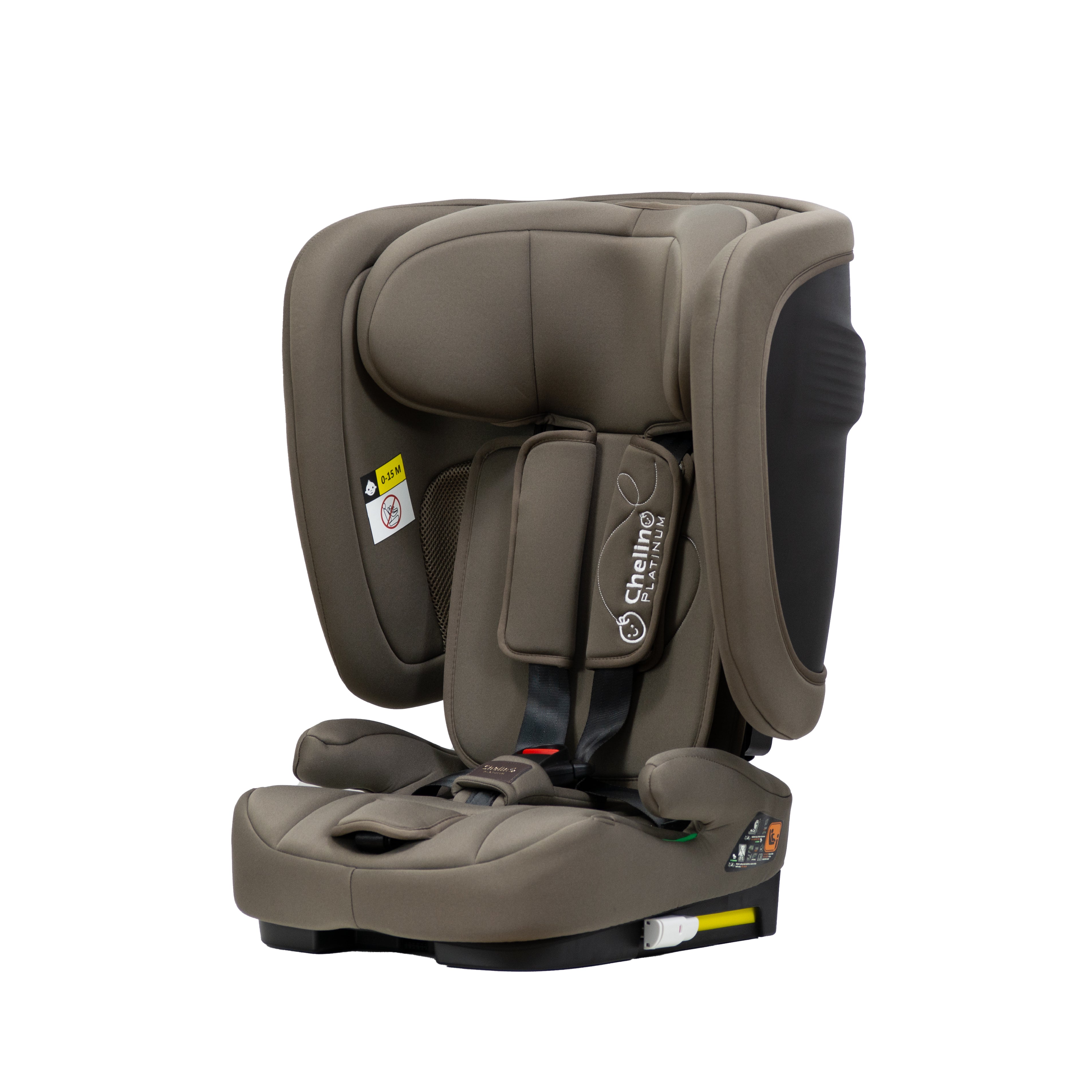 Transformer i-Size Car Seat ultra-light foldable with reclining headrest for children 9-36 kg and 76-150 cm tall