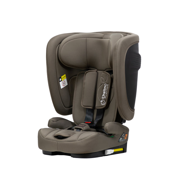 Transformer i-Size Car Seat ultra-light foldable with reclining headrest for children 9-36 kg and 76-150 cm tall