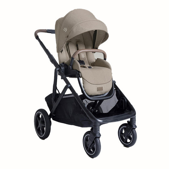 Joie Signature Versiti single to double stroller with carry cot and infant carrier compatibility