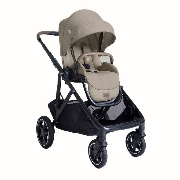 Joie Signature Versiti single to double stroller with carry cot and infant carrier compatibility