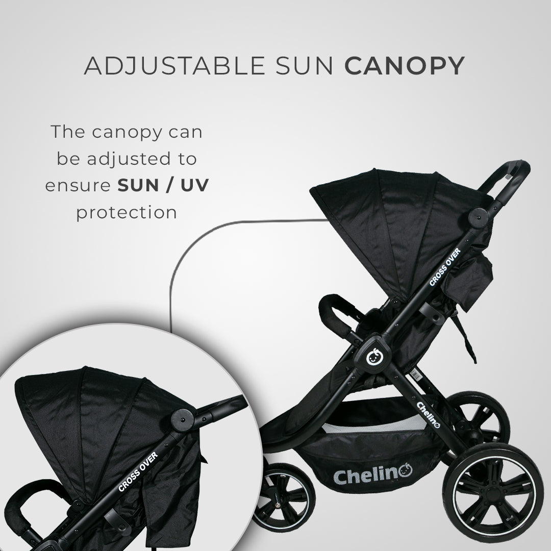 Travel System - The Chelino Cross Over 3 Wheeler Travel System