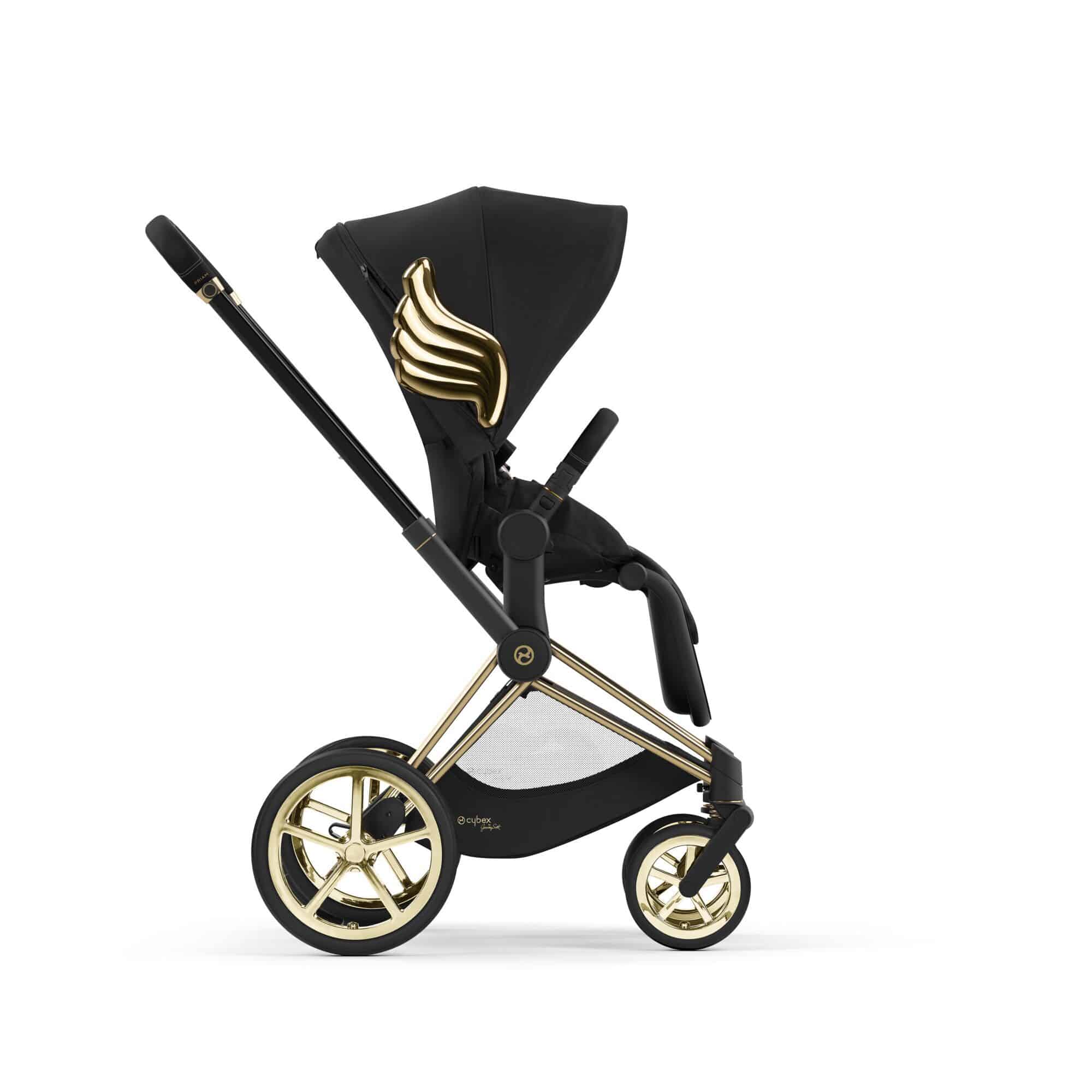 Jeremy scott stroller black and gold cheap
