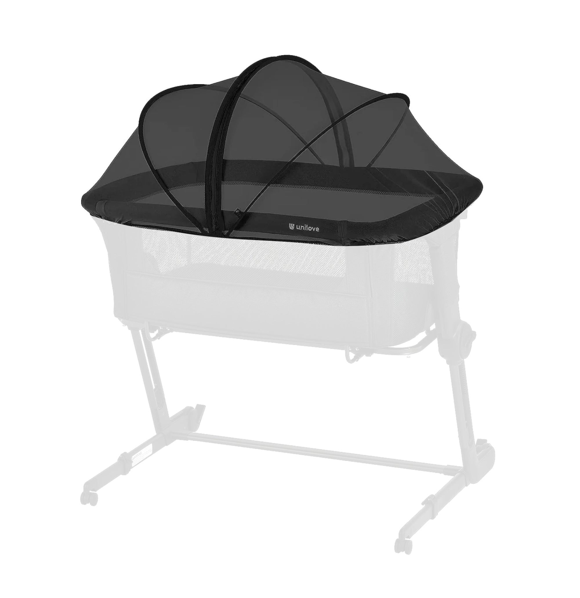 Unilove Hug Me Plus Dome Mosquito Net for camp cot, suitable for newborn to toddler.