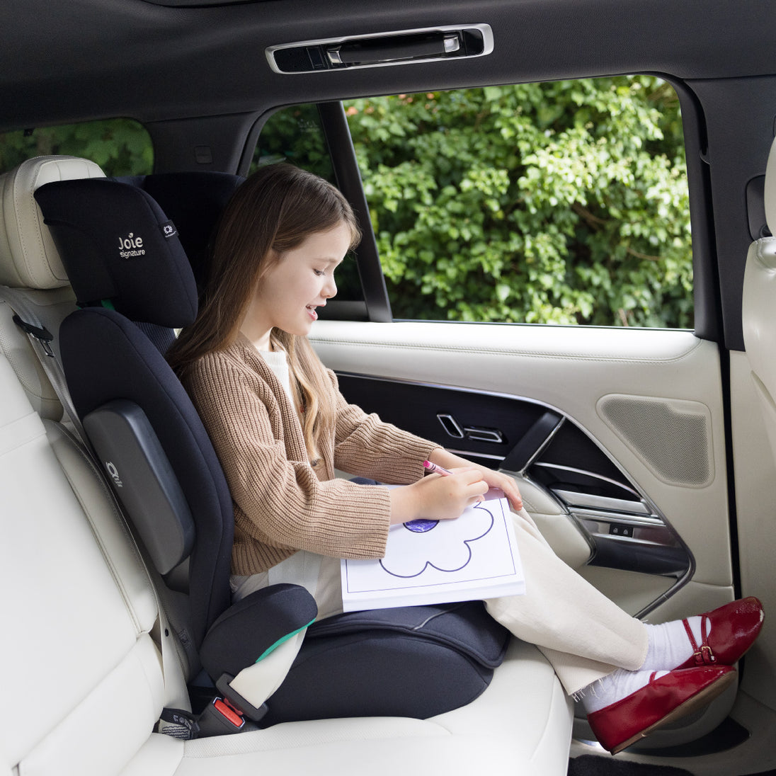 Joie i-Traver Booster Seat Eclipse with ISOFIX connectors and side impact protection for kids 3.5 to 12 years