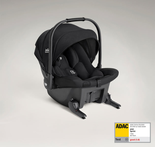 Joie Signature Sprint™ infant car seat with integrated ISOFIX and one-click install system