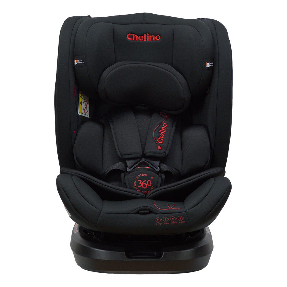 Chelino Senna S Stages 360 Car Seat adjustable from birth to 12 years old for safe child travel