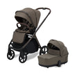 Lunar Signature Stroller and carry cot in stylish black design for newborns to toddlers