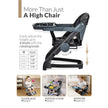 FeedMe Booster Seat - Versatile Feeding Chair with Adjustable Height, Secure Harness, and Removable Tray for Toddlers.